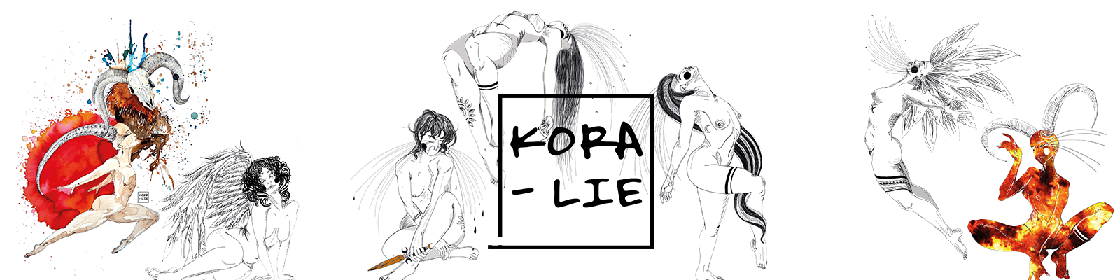 Ilustraciones sobre la Mujer y su Fuerza Interior de la Artista Kora-Lie